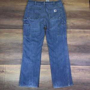 Carhartt Relaxed Fit Carpenter Jeans 36x32 Medium Wash